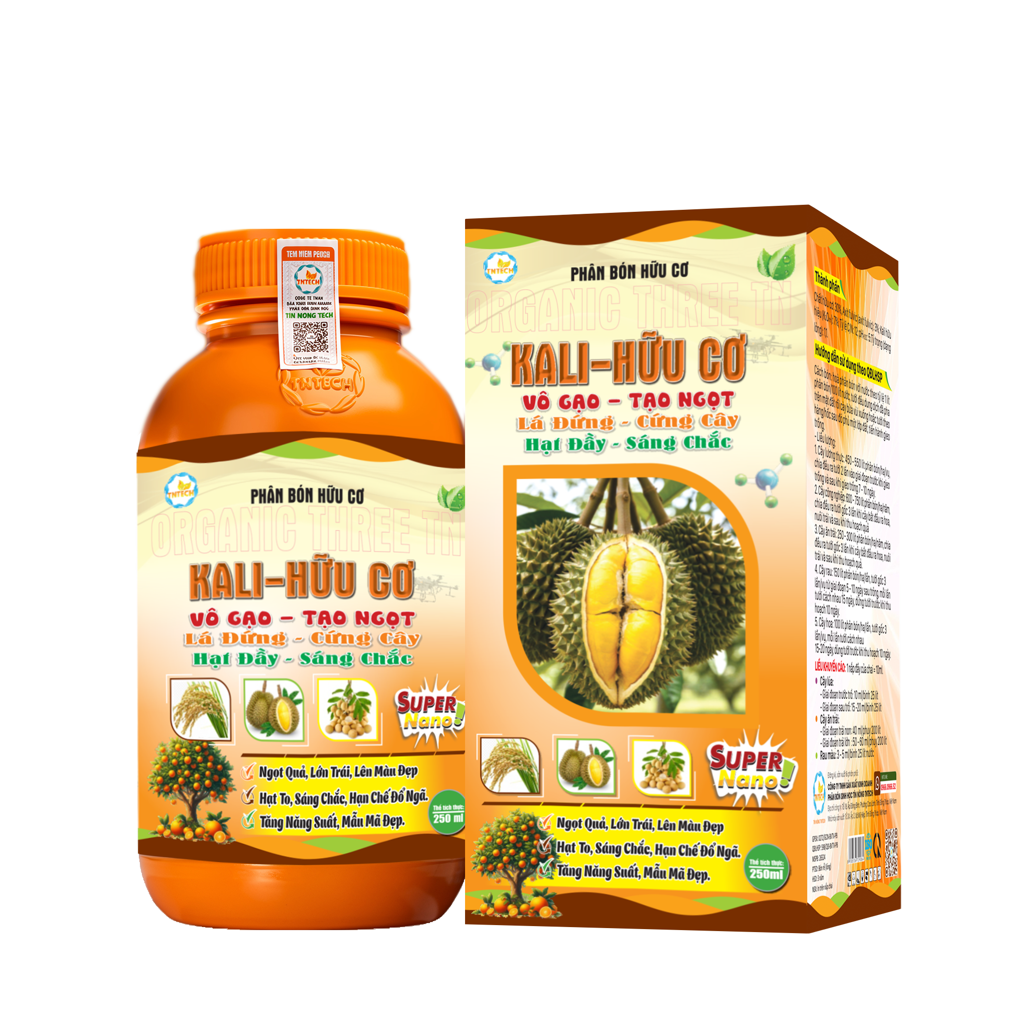 Kali Hữu cơ - Vô Giao _ Tạo Ngọt