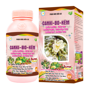 Canxi - Bo - Kẽm _ Siêu Giữ Hoa - Đậu Trái